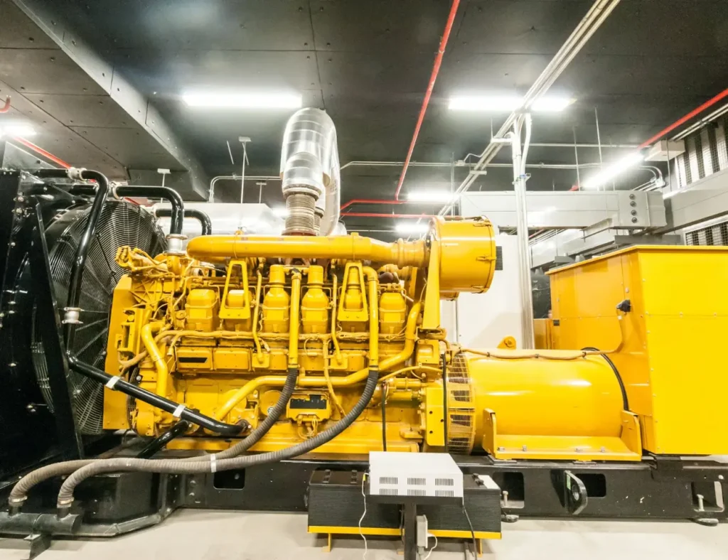 data center diesel generators room