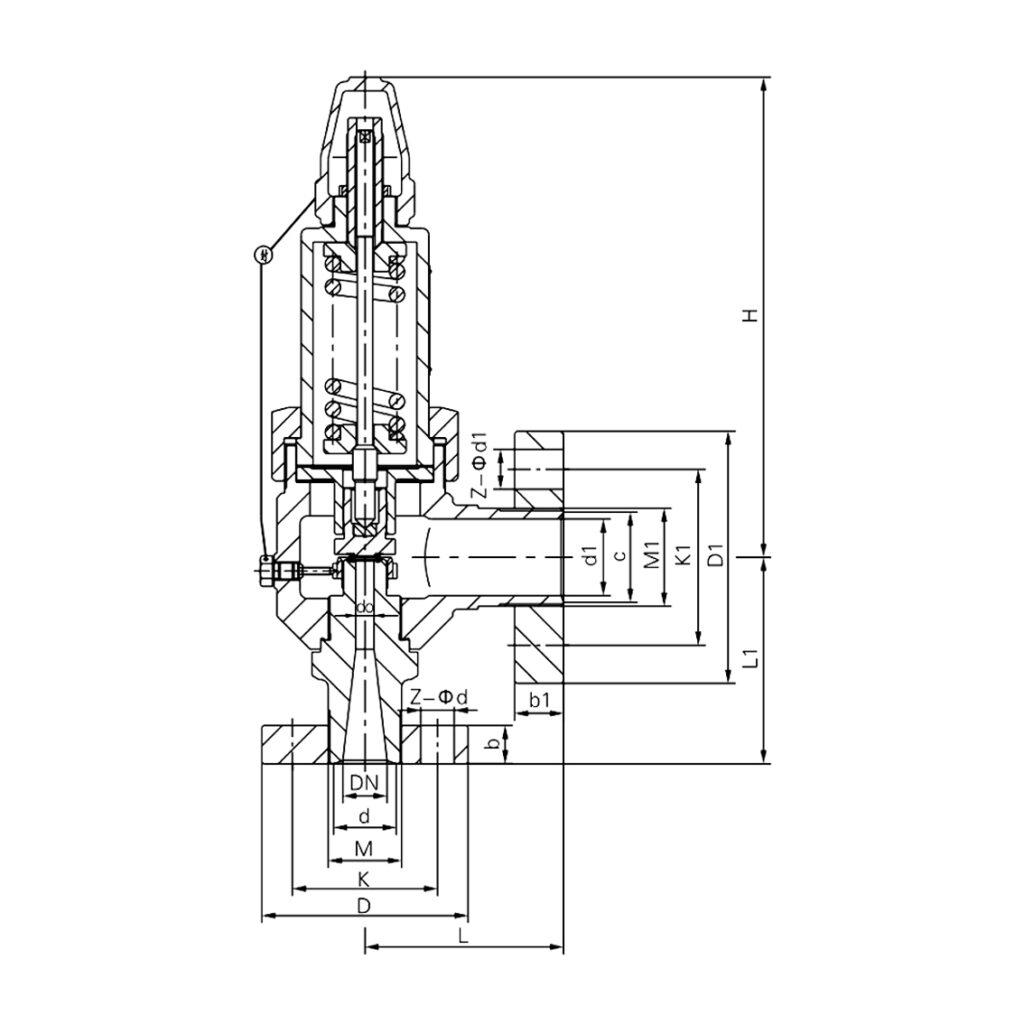 tt a41y spring loaded low lift enclosed high pressure safety valve