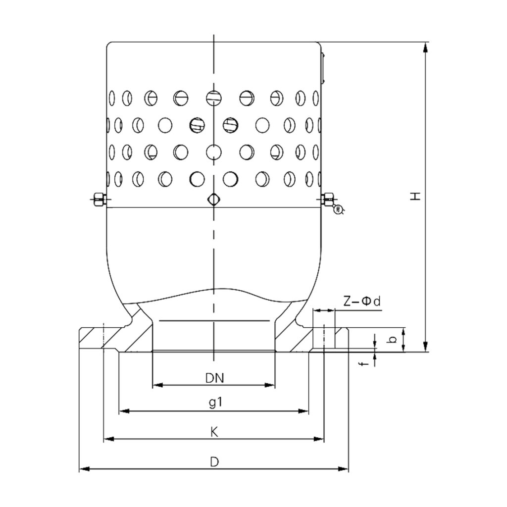 tt va72w vacuum relief valve for negative pressure protection